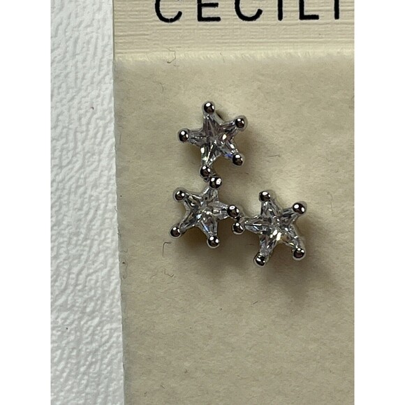 Disney Parks Cecilie Melli Stars Earrings Made with Crystals Designed Norway NEW - Picture 5 of 16